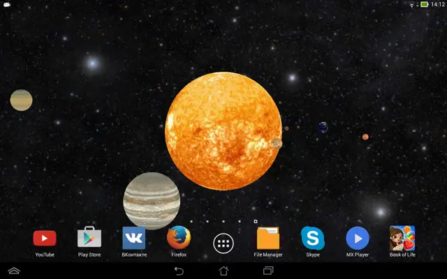 Solar System 3D Free LWP android App screenshot 9