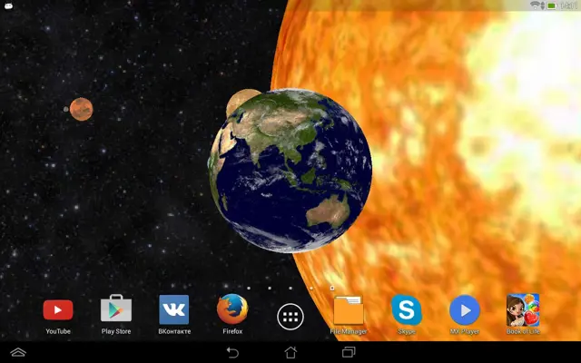 Solar System 3D Free LWP android App screenshot 8